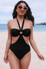 In Your Dreams Cutout One-Piece Swimwear