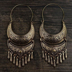 Tribal Vintage Tassel Earrings
