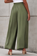 Make the Day Drawstring Waist Wide Leg Pants